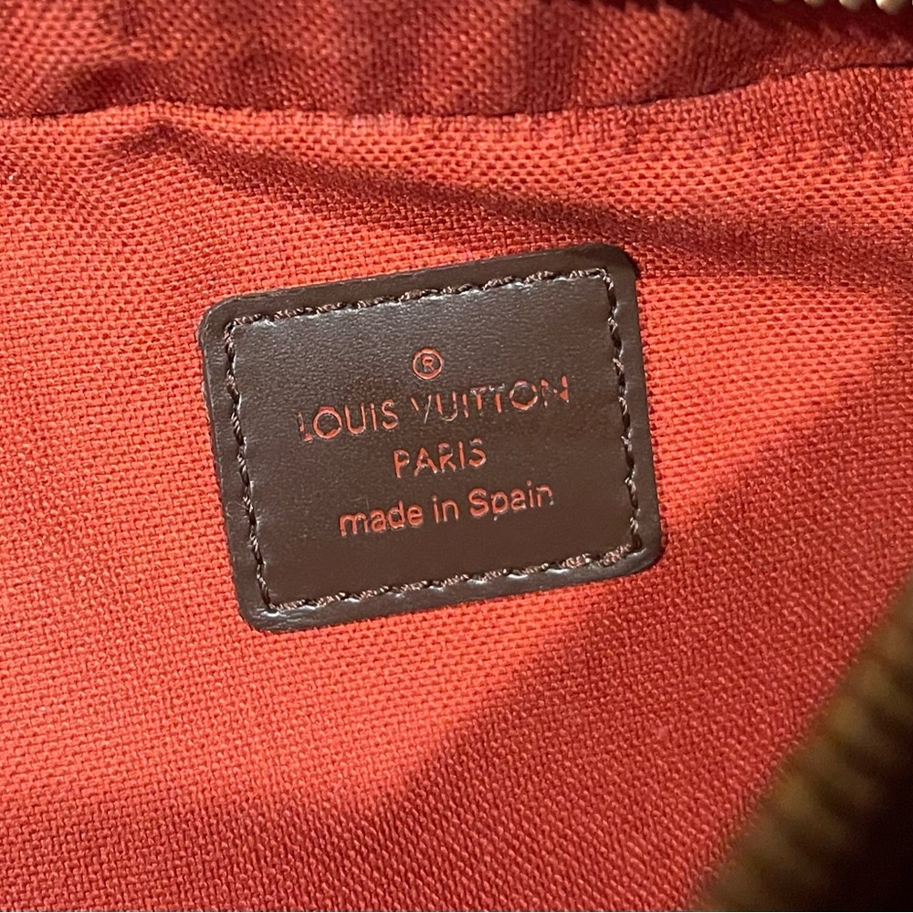 LIKE NEW LOUIS VUITTON DAMIER EBENE BROWN CANVAS GERONIMOS BAG CA1022 N51994 - Picture 9 of 17